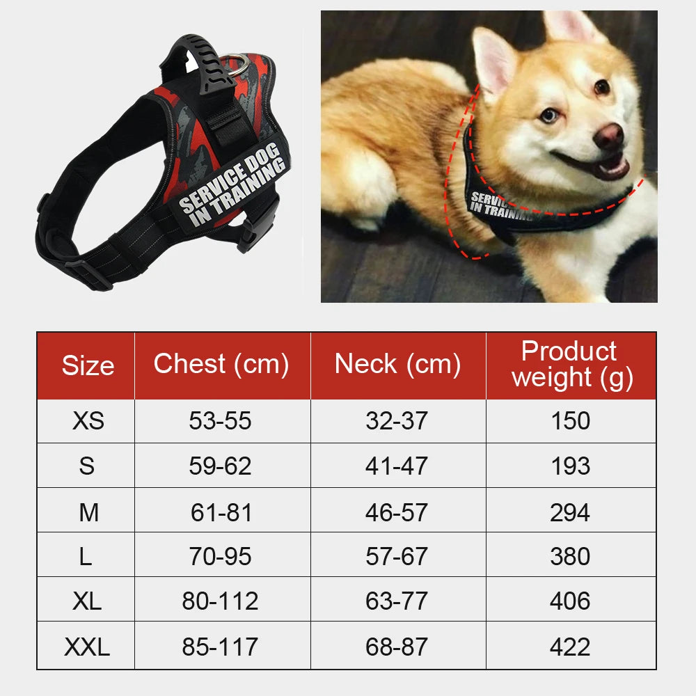 K9 Dog harness Nylon Adjustable customize dog name for dogs vest collar small large Chihuahua husky dog accessories dropshipping