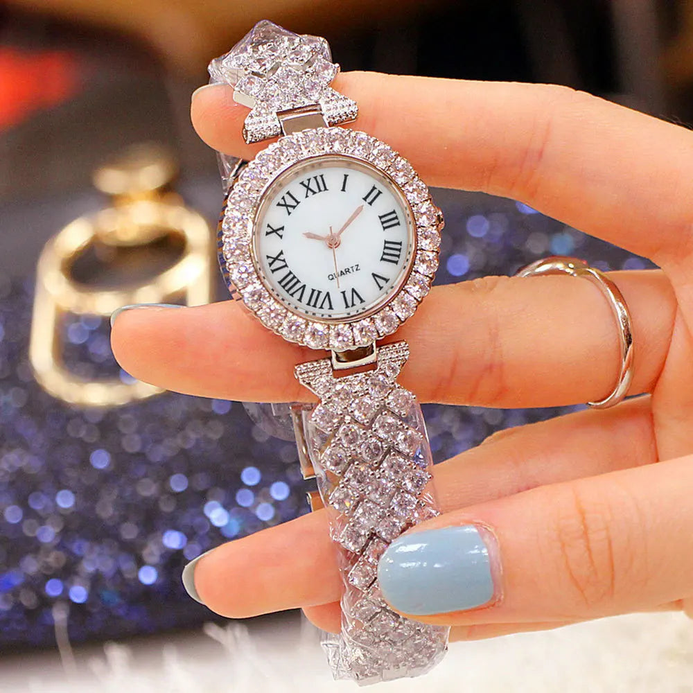 Watch for Women Watches 2023 Best Selling Products Luxury Watch Watch Bracelet Set Diamond Steel Band