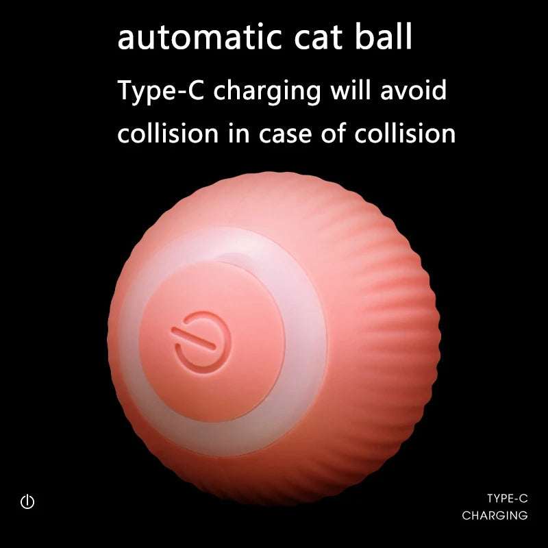 Smart Cat Toys Automatic Rolling Ball Electric Cat Toys Interactive For Cats Training Self-Moving Kitten for Indoor Interactive