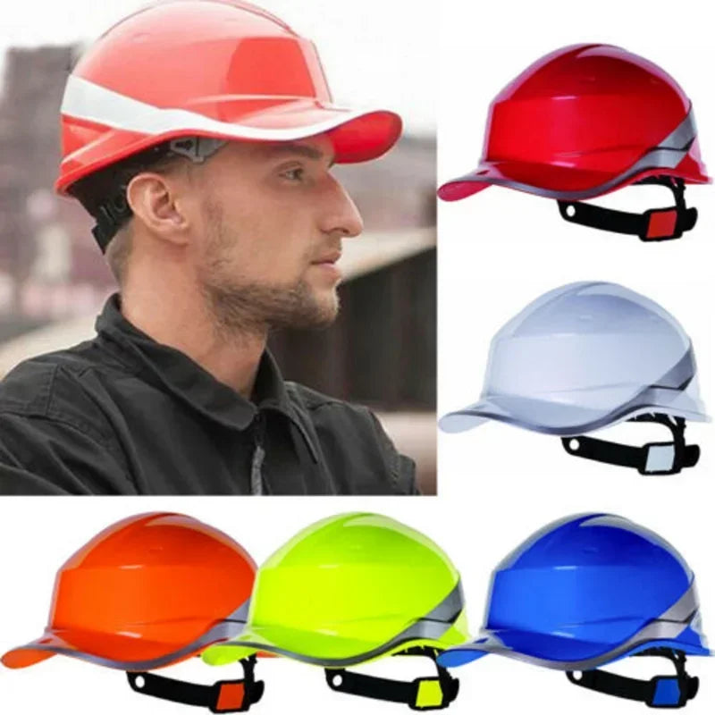 European Industrial Work Safety Helmet Brim Big Vision  Construction Hard Hat ABS Shell Insulation Work Cap Men