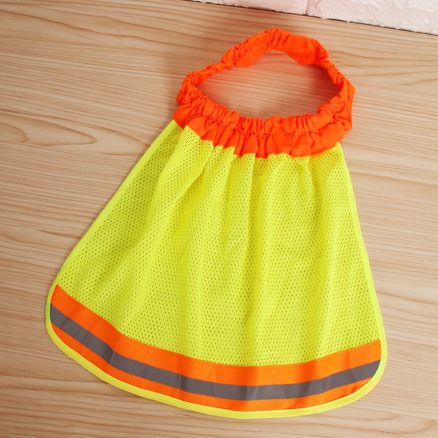 Summer Sun Shade Safety Hard Hat Neck Shield Helmets Reflective Stripe Useful Mesh Reflective Cap Cover for Construction Workers