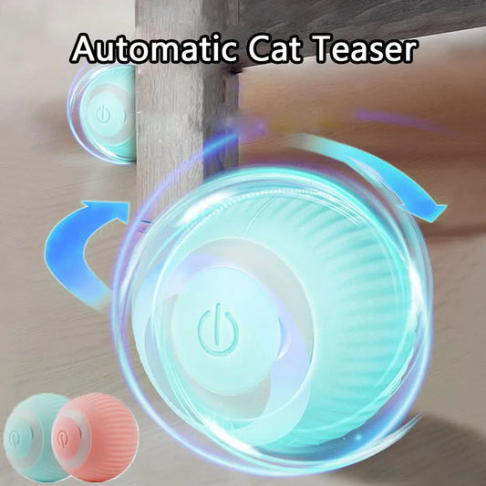 Smart Cat Toys Automatic Rolling Ball Electric Cat Toys Interactive For Cats Training Self-Moving Kitten for Indoor Interactive