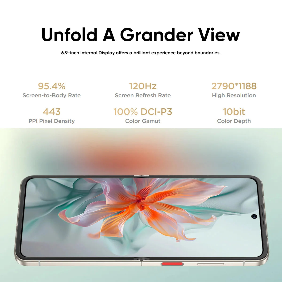 Nubia Flip Global Version 6.9" Snapdragon 7 Gen 1 4310mAh Battery 33W Charging Pocket-sized Foldable Mobile Phone 50MP AI Camera