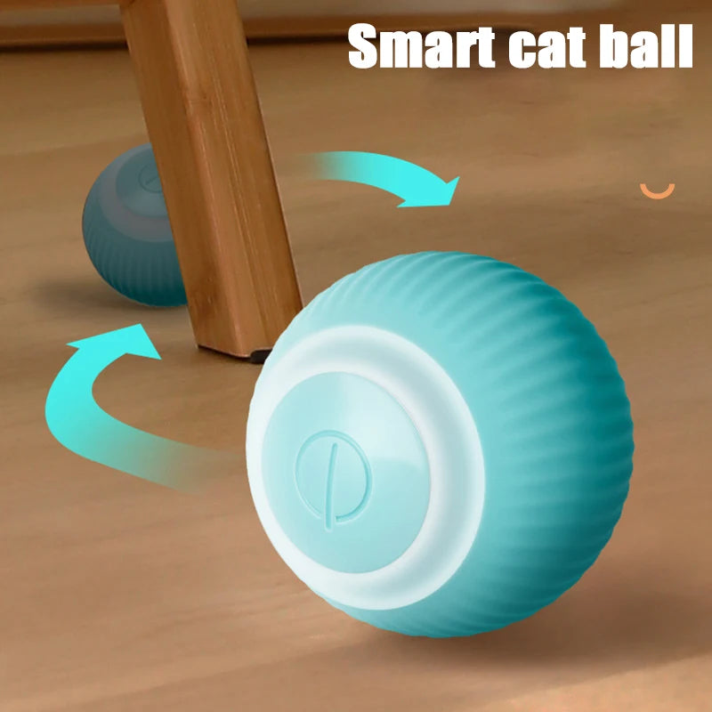 Smart Cat Toys Automatic Rolling Ball Electric Cat Toys Interactive For Cats Training Self-Moving Kitten for Indoor Interactive