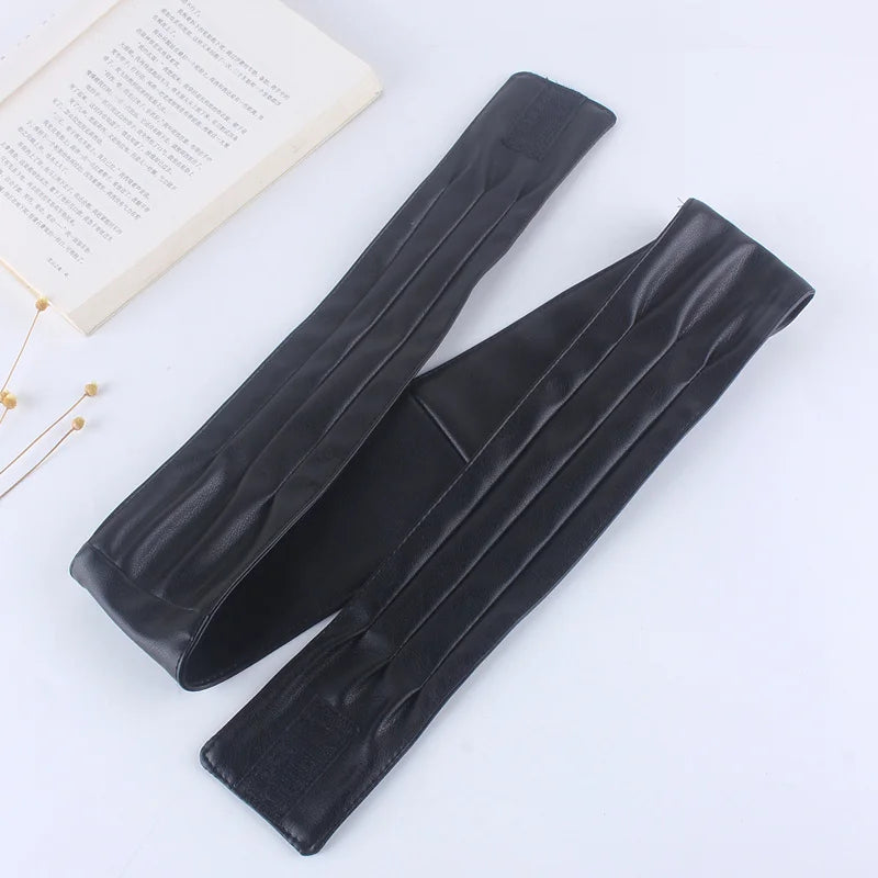 luxury designer women Waist wide leather belts for dress coat corset belt without buckle cummerbunds ceinture female ladies