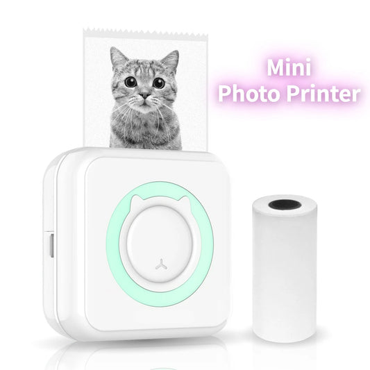 C15 Mini Photo Printer Thermal Portable Printers Stickers Paper Inkless Wireless Impresora Portátil 200dpi Android IOS 57mm