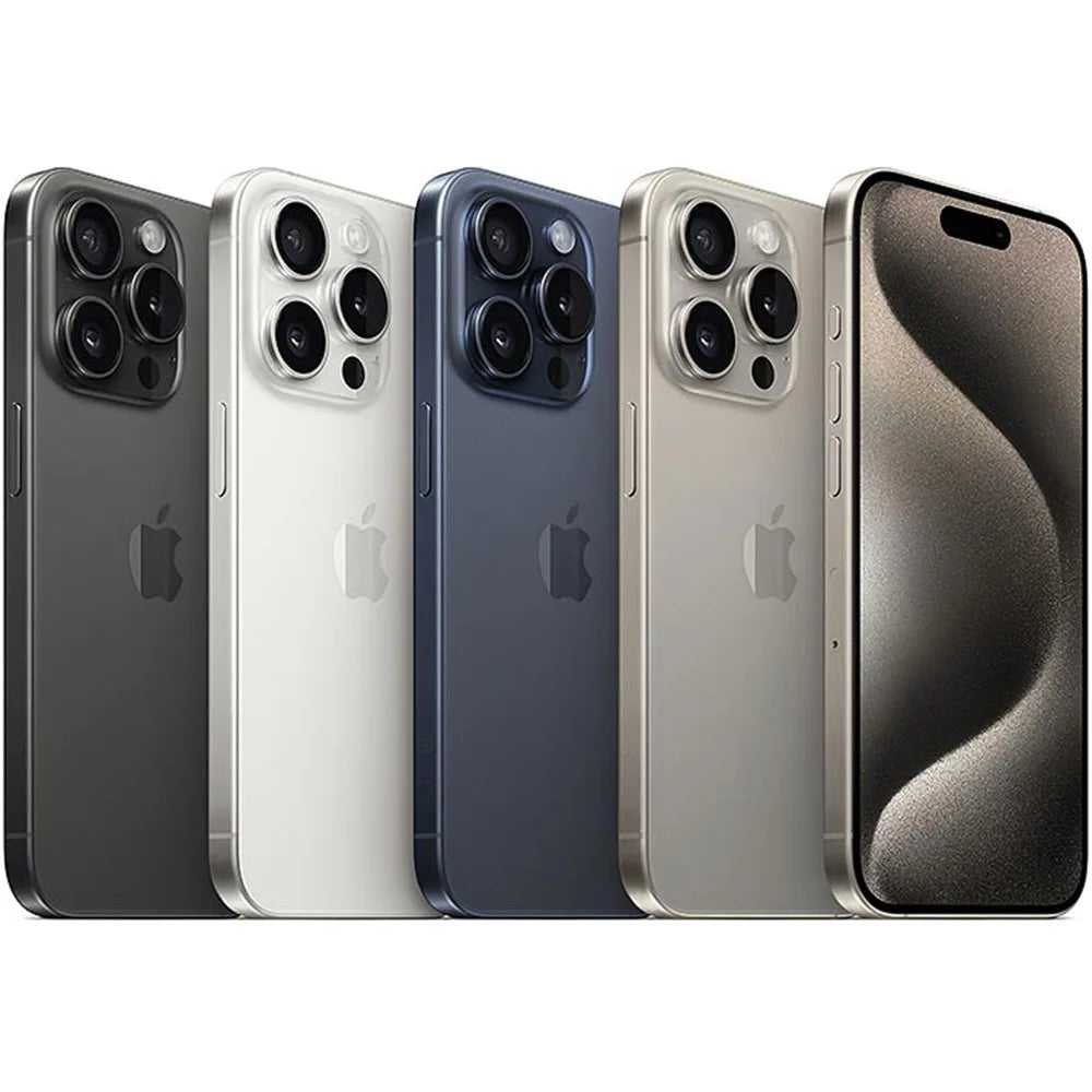 2023 Original Apple iPhone 15 Pro 8GB RAM 256GB/512GB/1TB ROM A17 Pro Bionic Chip 6.1'' 120Hz Super Retina XDR Display NFC