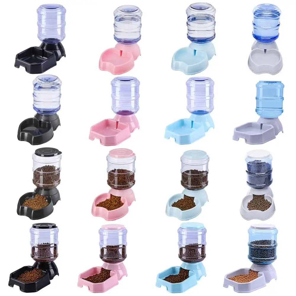 3.8L Pet Automatic Feeder Dog Cat Drinking Bowl For Dog Water Drinking Cat Feeding Large Capacity Dispenser Pet Cat Dog